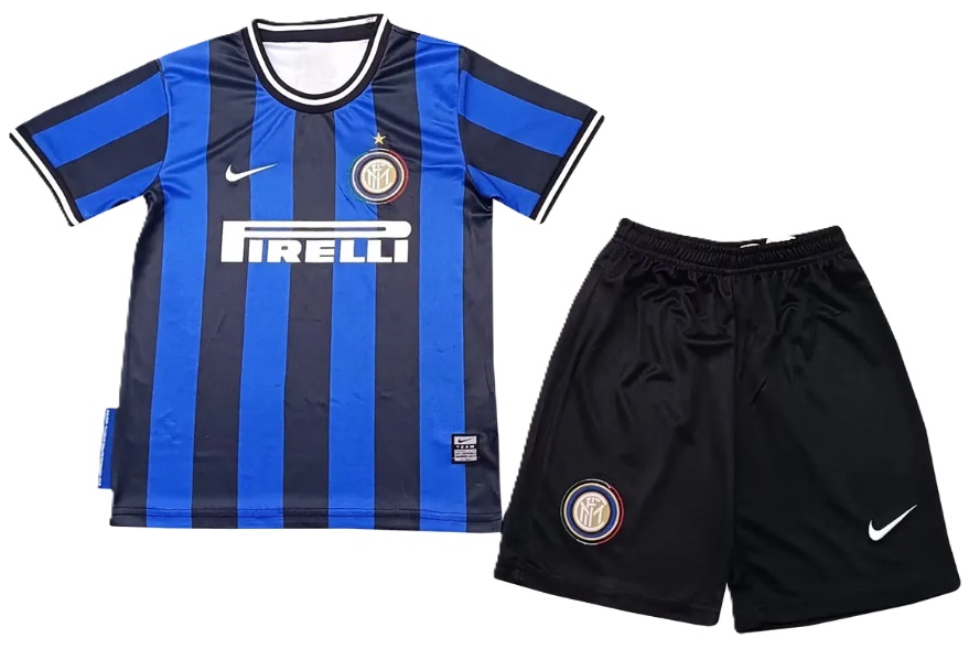 Kit infantil I Inter de Milão 2009 2010 Home retro 